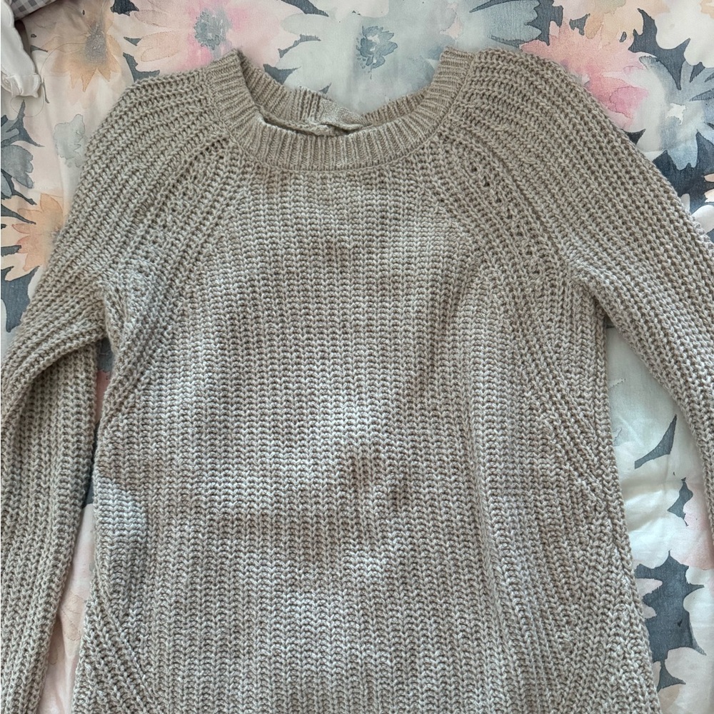 Aerie Sweater Braided Back